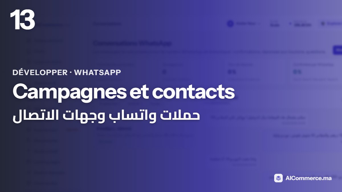واتساب: الحملات وجهات الاتصال